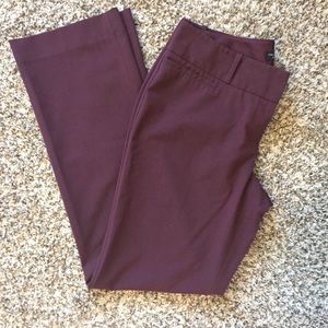 The Limited maroon slacks 10R